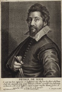 Portrait of Pieter de Jode I by French School