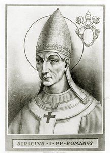 Portrait of Pope Siricius, c.1835 by French School