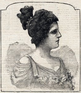 Portrait of Princess Caraman-Chimay (Clara Ward - 1873 - 1916) by French School