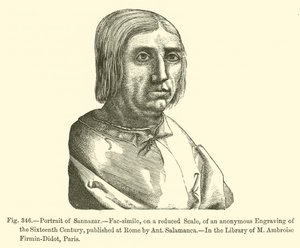Portrait of Sannazar by French School