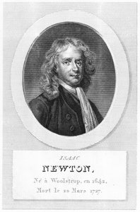 Portrait of Sir Isaac Newton by French School