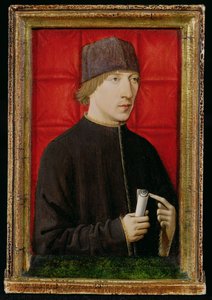 Portrait of a Man Holding a Scroll by French School