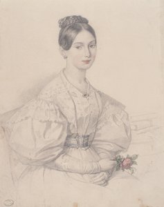 Portrait of a Young Woman by French School