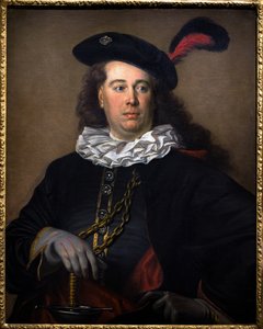 Portrait of an Actor or a Man in Masquerade Costume, circa 1785