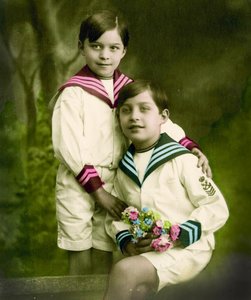 Portrait of Two Boys