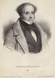 Portrait of Vicomte de Chateaubriand by French School