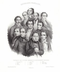 Portraits of the Citizens Members of the Provisional Government by French School