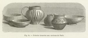 Pottery found around Paris