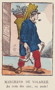 Poultry merchant. To the rest of the geese, to the rest!, around 1819 by French School