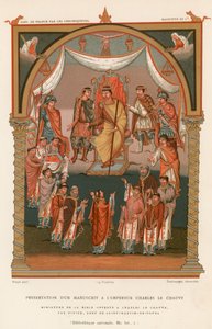 Presentation of a Manuscript to the Emperor Charles the Bald