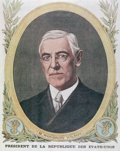 President Woodrow Wilson, Illustration from Le Petit Journal