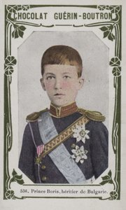 Prince Boris, Heir of Bulgaria by French School