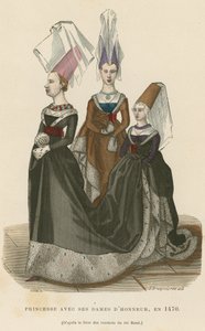 Princess with Her Ladies of Honour, 1470 by French School