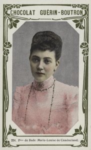 Princess of Baden, Marie-Louise of Cumberland by French School