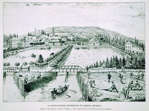 Printed Calico Works, Russia by French School