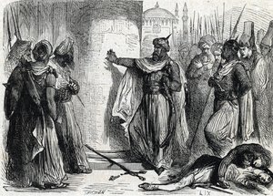 Capture of Constantinople (engraving) by French School