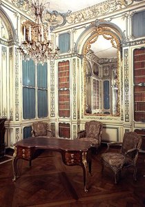Private study of Dauphin Louis of France (1729-65) later a library by French School
