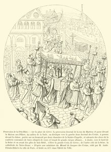Procession of the Corpus Christi by French School