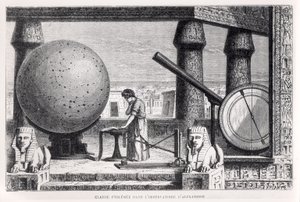 Ptolemy in the Observatory at Alexandria, from La Vie des Savants Illustres by Louis Figuier by French School