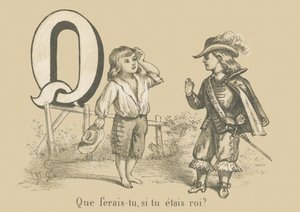 What would you do if you were king? by French School