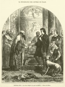 Fifteenth Century, The Greeks Emigrated to the Court of the Medicis by French School