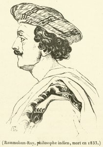 Rammohun-Roy, Indian philosopher, died in 1833 by French School