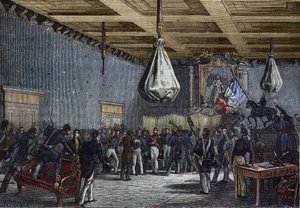 Reading the Address of the Chamber of Deputies at the Hotel de Ville, Paris on 31 July 1830 - Louis-Philippe, King of the French (1830-48)