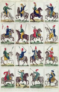 Regional units of Russian cavalry by French School