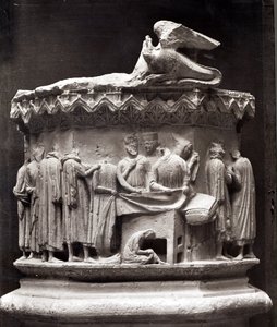 Relief depicting drapers by French School