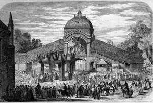 Religious Ceremony - 15 August 1858: Mass of the Assumption celebrated at the altar of the Pilgrims of Saint Anne d
