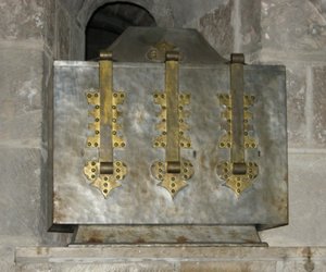 Reliquary containing the relics of St. Benoit, placed in the crypt in 1108