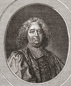 René Pucelle, 1655-1745. French Magistrate and Abbot of Saint Leonard Corbigny. From Les Heures Libres Published 1908 by French School