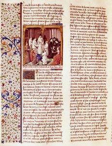 Representation of Saint Bernard of Clairvaux as a Child by French School