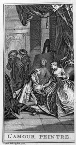 Representation of a scene from the play 
