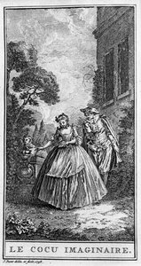 Representation of a scene from the play 