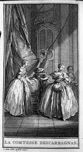 Representation of a scene from the play 