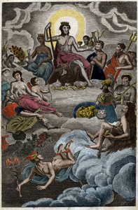 Representation of the Assembly of the Gods on Mount Olympus or Twelve Olympians. From 