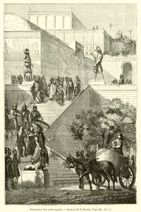 Restoration of an Assyrian Palace by French School