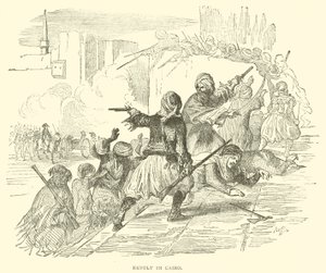Revolt in Cairo by French School