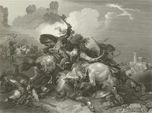 Richard I in Palestine by French School