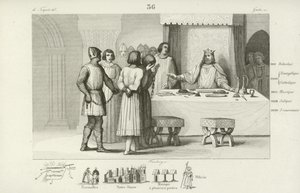 Robert II of France sparing conspirators condemned to death