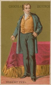 Robert Peel, 19th Century English Conservative statesman by French School