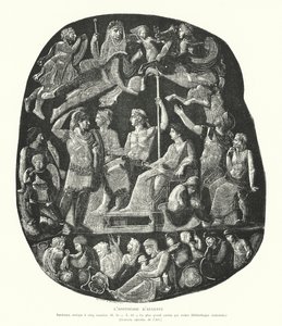 Roman Onyx Cameo Depicting the Apotheosis of the Emperor Augustus