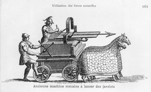 Roman War Machine for Firing Javelins