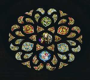 Rose Window by French School