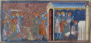 Raid of the Mansur of Cordoba, illustration from the 