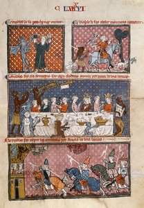 Diabolic temptations, from Le Breviari d