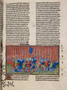 The Battle of Courtrai, illustration from the 