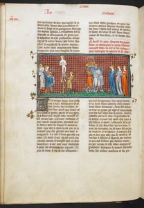 Royal MS 16 G. VI, Death of Romhilda, Romhilda
