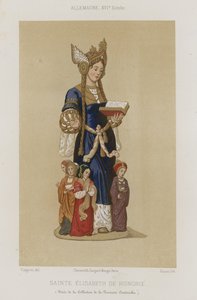 Saint Elizabeth of Hungary by French School